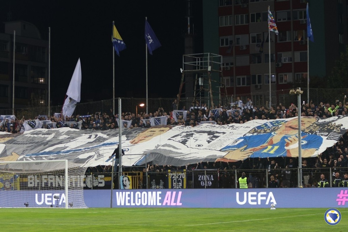 UEFA kaznila N/FS BiH: Ukupno 70.500 evra za dvije utakmice