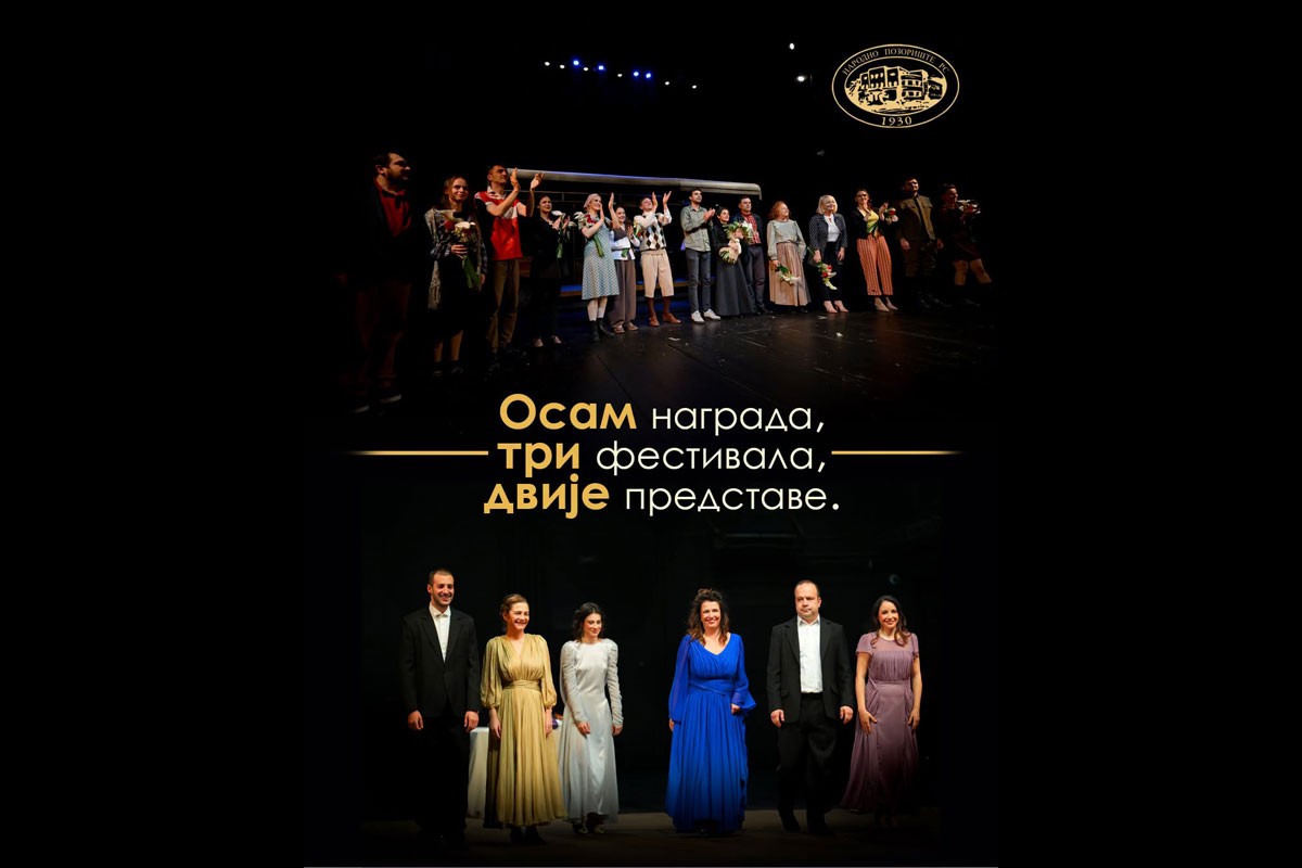 Veliki uspjeh: Osam nagrada s tri festivala za nacionalni teatar Srpske
